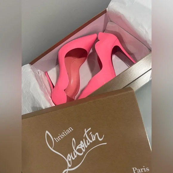 Christian Louboutin Hot Chick 100mm Bubble Gum - Picture 6 of 7